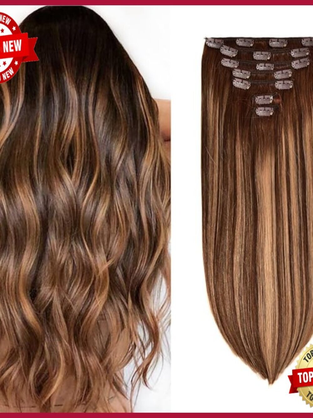 Clip In Human Hair Extensions 14 Inch 120g 7pcs Thickened Straight
